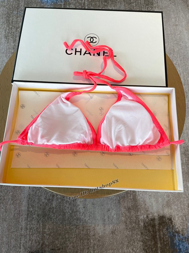 CHANEL專門店新款香奈兒比基尼圖案印花游泳衣 mmyj2764